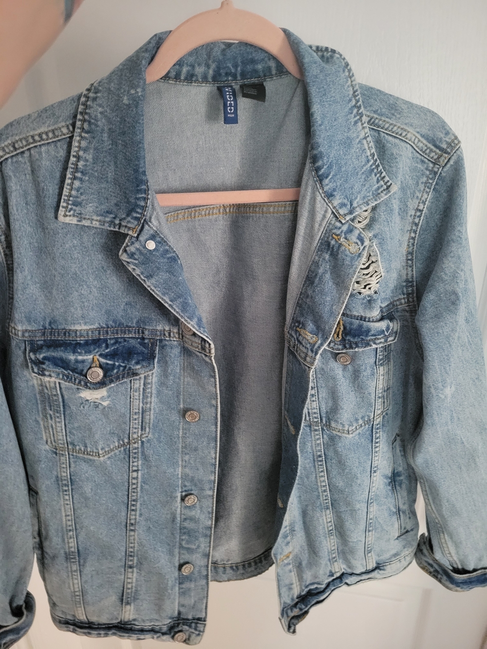 Light Blue Divided H&M Denim Jacket